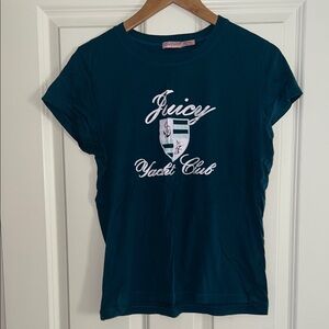 Juicy Couture Deep Teal Yacht Club Tee